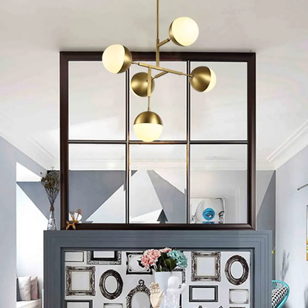 Фото 13 Люстра на штанге Imperiumloft Ball Impr_140552-26 5 ламп 15 м² цвет белый/латунь Фото 13 Люстра на штанге Imperiumloft Ball Impr_140552-26 5 ламп 15 м² цвет белый/латунь