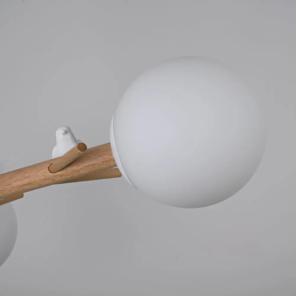 Фото 5 Люстра на штанге Imperiumloft Finch Impr_140682-26 3 лампы 9 м² цвет белый/орех