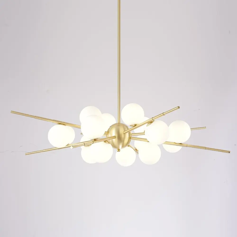 Фото 2 Люстра на штанге Imperiumloft Cherry bomb Impr_148018-22 16 ламп 16 м² цвет белый/золотой Фото 2 Люстра на штанге Imperiumloft Cherry bomb Impr_148018-22 16 ламп 16 м² цвет белый/золотой