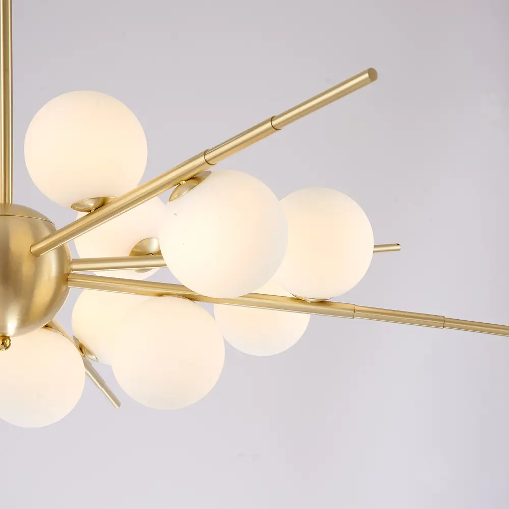 Фото 7 Люстра на штанге Imperiumloft Cherry bomb Impr_148018-22 16 ламп 16 м² цвет белый/золотой Фото 7 Люстра на штанге Imperiumloft Cherry bomb Impr_148018-22 16 ламп 16 м² цвет белый/золотой