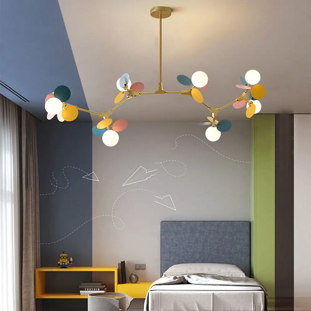 Фото 13 Люстра на штанге Imperiumloft Matisse Impr_151702-26 8 ламп 12 м² цвет белый/разноцветный/золотой Фото 13 Люстра на штанге Imperiumloft Matisse Impr_151702-26 8 ламп 12 м² цвет белый/разноцветный/золотой