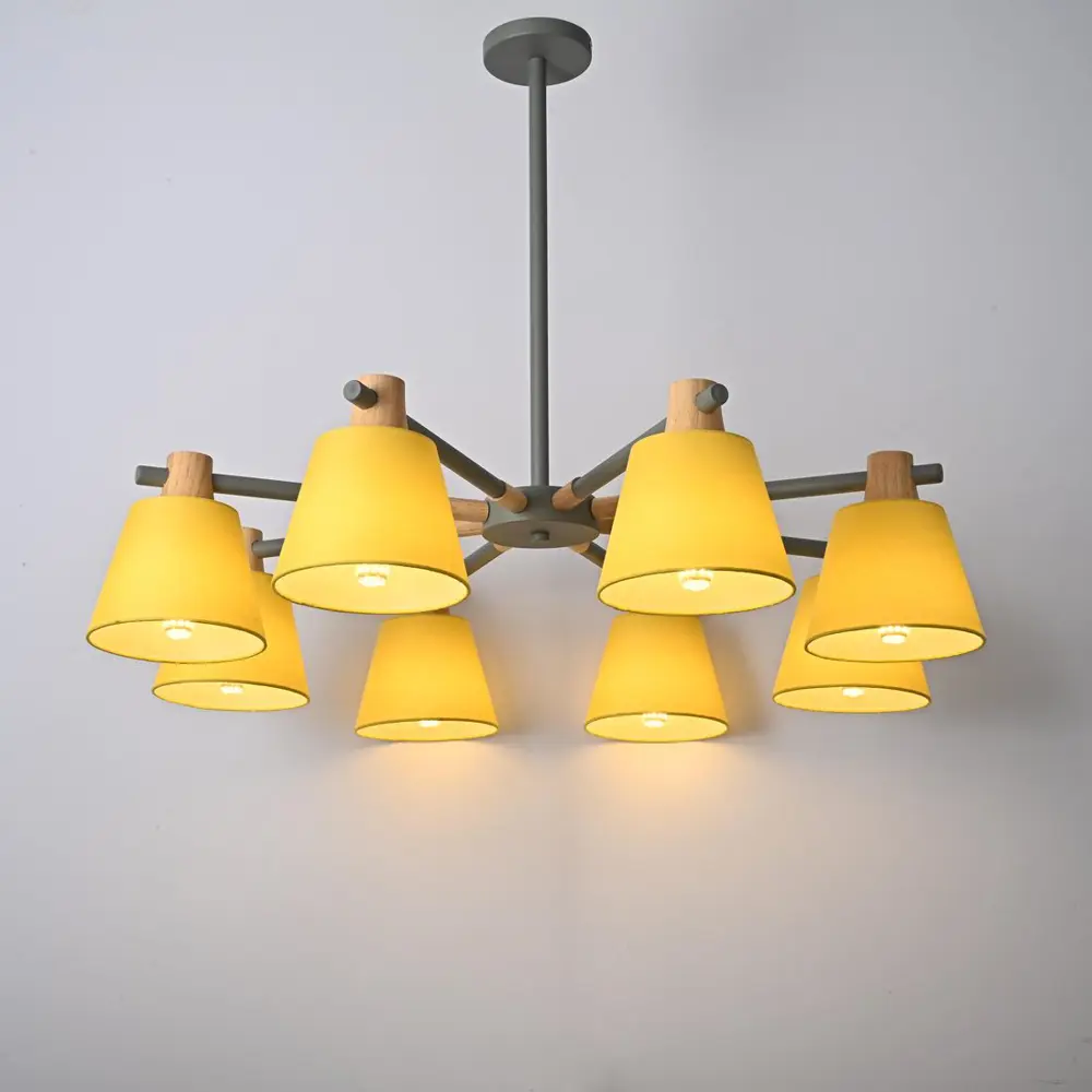 Фото 4 Люстра на штанге Imperiumloft Natura a yellow Impr_177990-26 8 ламп 24 м² цвет серый/желтый Фото 4 Люстра на штанге Imperiumloft Natura a yellow Impr_177990-26 8 ламп 24 м² цвет серый/желтый
