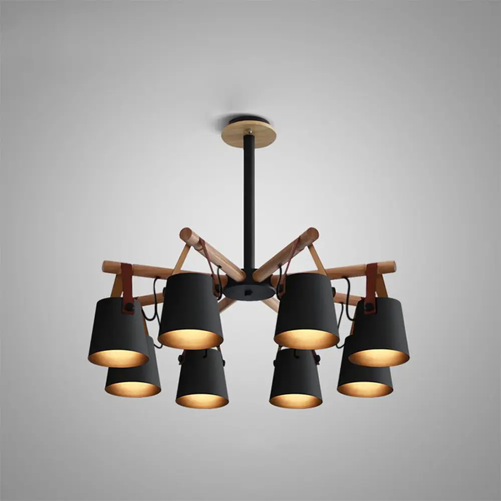 Фото Люстра на штанге Imperiumloft Natura Impr_178002-26 8 ламп 16 м² цвет черный