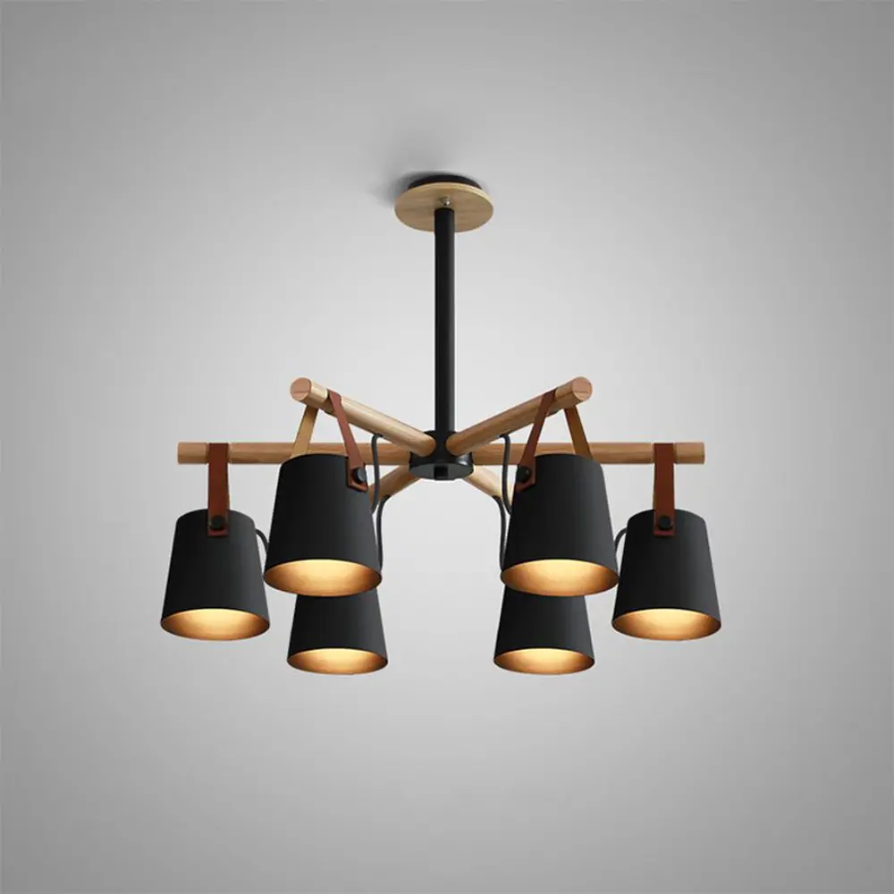 Фото Люстра на штанге Imperiumloft Natura Impr_178001-26 6 ламп 12 м² цвет черный
