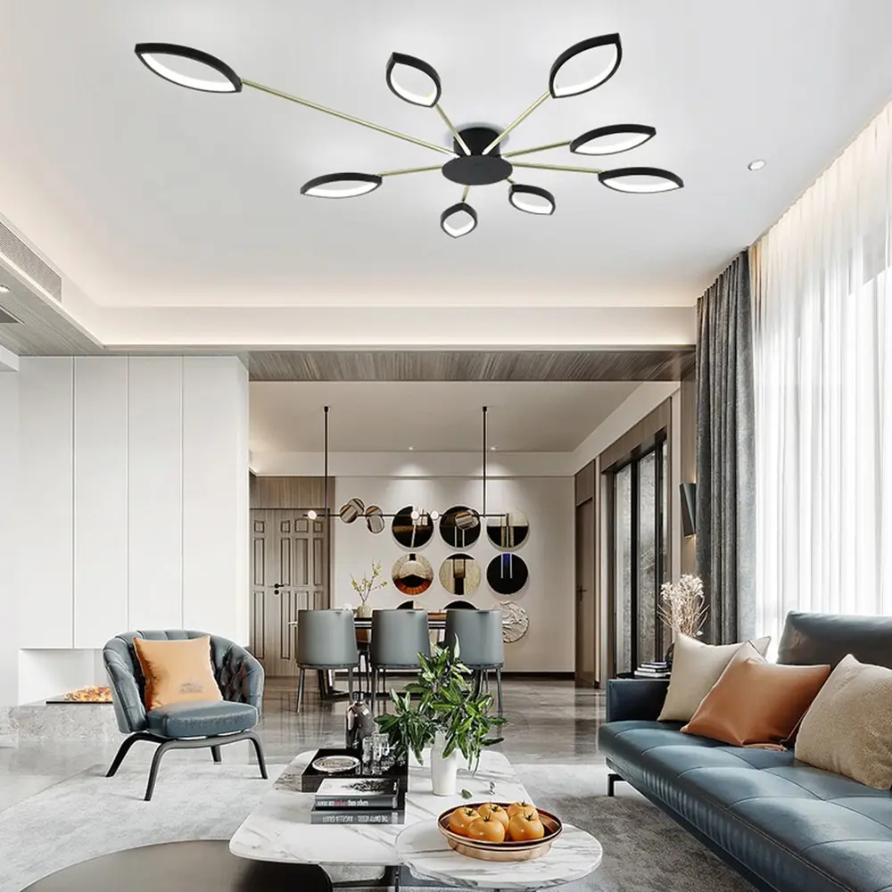 Фото 6 Люстра подвесная светодиодная Imperiumloft Daggry Impr_140625-26 20 м² теплый белый свет цвет белый/черный/серебро/золотой Фото 6 Люстра подвесная светодиодная Imperiumloft Daggry Impr_140625-26 20 м² теплый белый свет цвет белый/черный/серебро/золотой