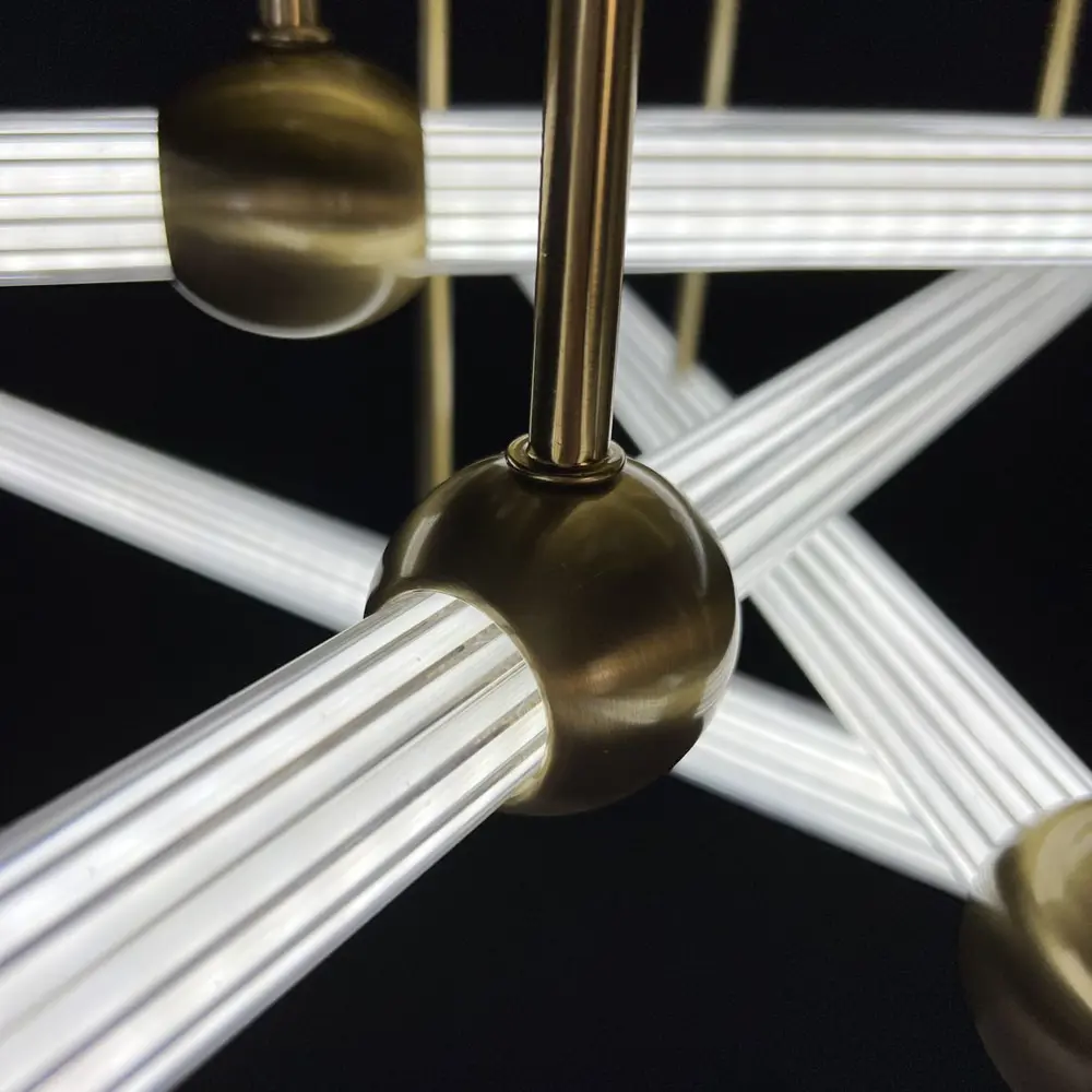 Фото 5 Люстра подвесная светодиодная Imperiumloft Bekka Impr_203761-26 88 м² белый свет цвет белый/латунь Фото 5 Люстра подвесная светодиодная Imperiumloft Bekka Impr_203761-26 88 м² белый свет цвет белый/латунь