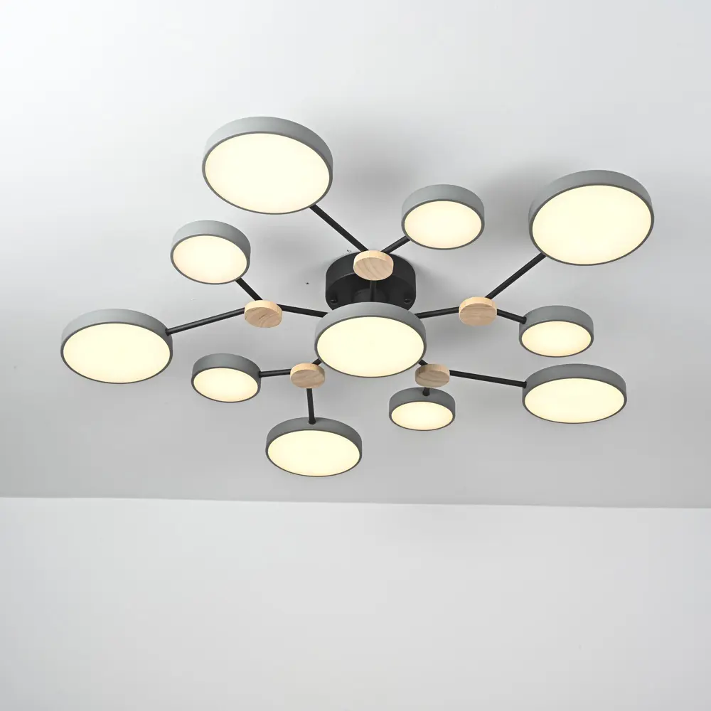 Фото 6 Люстра подвесная светодиодная Imperiumloft Gamma Impr_223767-23 74 м² белый свет цвет белый/серый Фото 6 Люстра подвесная светодиодная Imperiumloft Gamma Impr_223767-23 74 м² белый свет цвет белый/серый