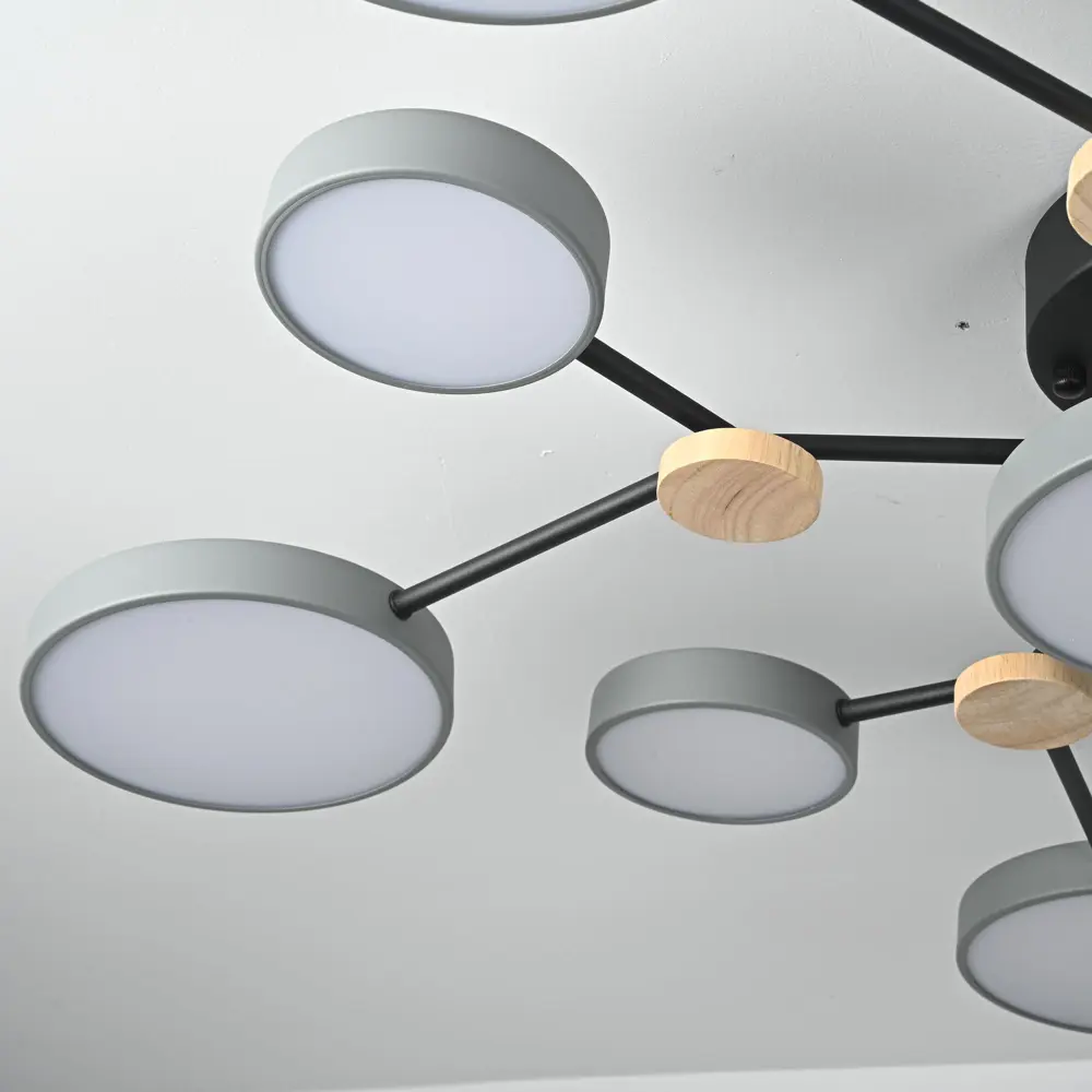 Фото 16 Люстра подвесная светодиодная Imperiumloft Gamma Impr_223767-23 74 м² белый свет цвет белый/серый Фото 16 Люстра подвесная светодиодная Imperiumloft Gamma Impr_223767-23 74 м² белый свет цвет белый/серый