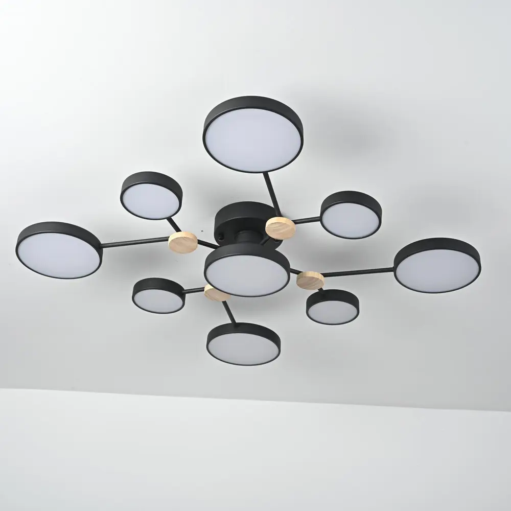 Фото 12 Люстра подвесная светодиодная Imperiumloft Gamma Impr_223769-23 61 м² белый свет цвет белый/черный Фото 12 Люстра подвесная светодиодная Imperiumloft Gamma Impr_223769-23 61 м² белый свет цвет белый/черный