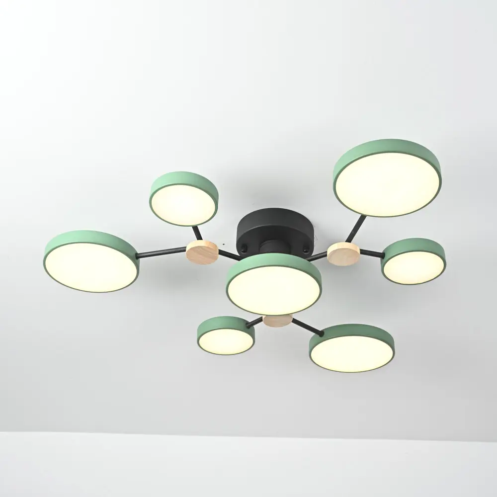 Фото 11 Люстра подвесная светодиодная Imperiumloft Gamma Impr_223771-23 48 м² белый свет цвет белый/зеленый Фото 11 Люстра подвесная светодиодная Imperiumloft Gamma Impr_223771-23 48 м² белый свет цвет белый/зеленый