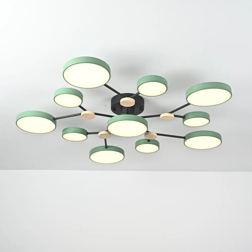 Фото 12 Люстра подвесная светодиодная Imperiumloft Gamma Impr_223773-23 74 м² белый свет цвет белый/зеленый Фото 12 Люстра подвесная светодиодная Imperiumloft Gamma Impr_223773-23 74 м² белый свет цвет белый/зеленый