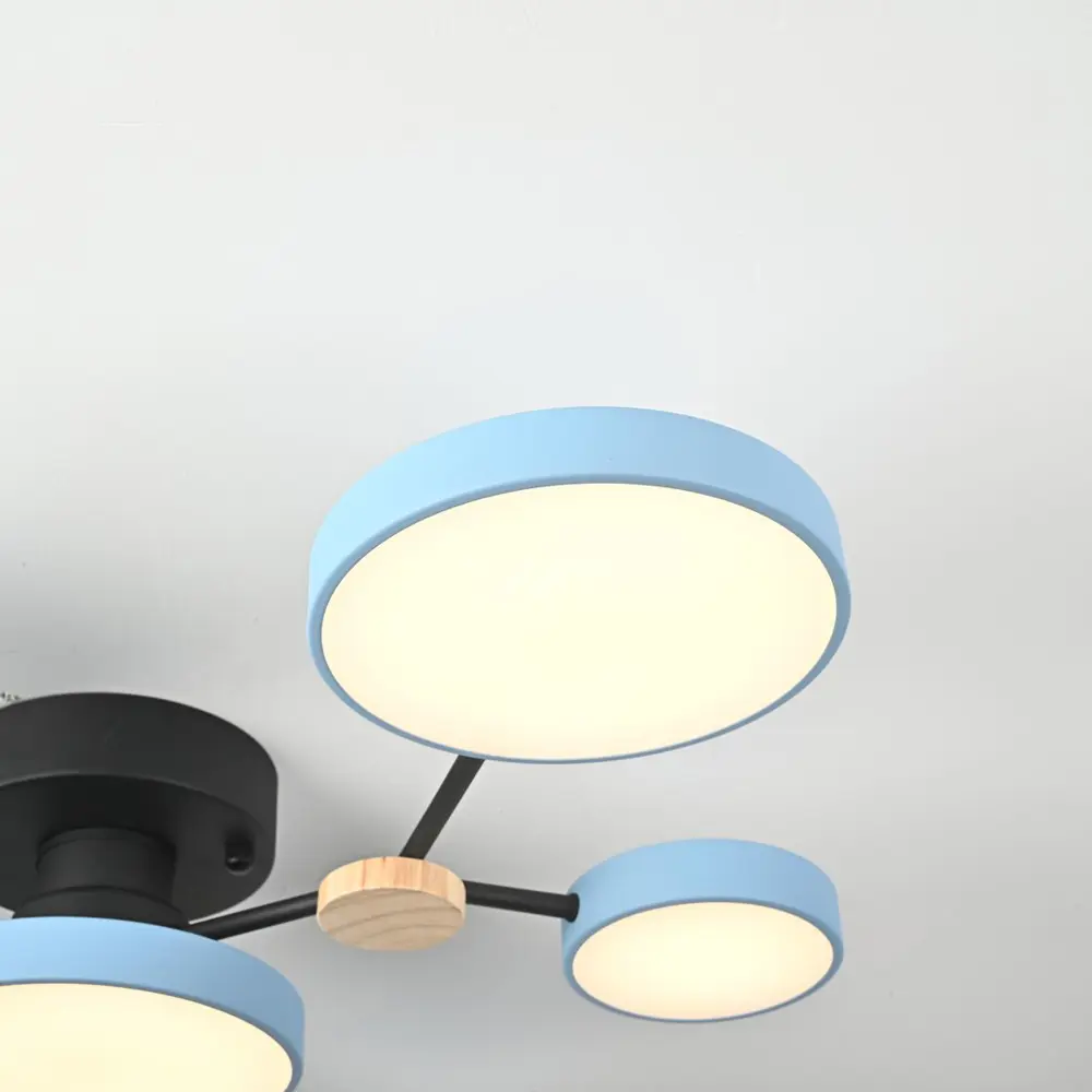 Фото 5 Люстра подвесная светодиодная Imperiumloft Gamma Impr_223774-23 48 м² белый свет цвет белый/голубой