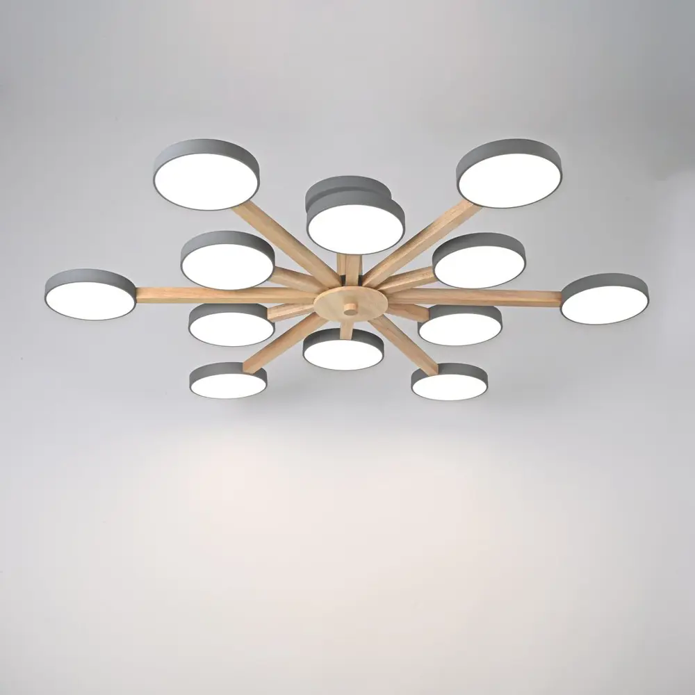 Фото 5 Люстра подвесная светодиодная Imperiumloft Turna gray Impr_228859-26 40 м² белый свет цвет белый/серый Фото 5 Люстра подвесная светодиодная Imperiumloft Turna gray Impr_228859-26 40 м² белый свет цвет белый/серый