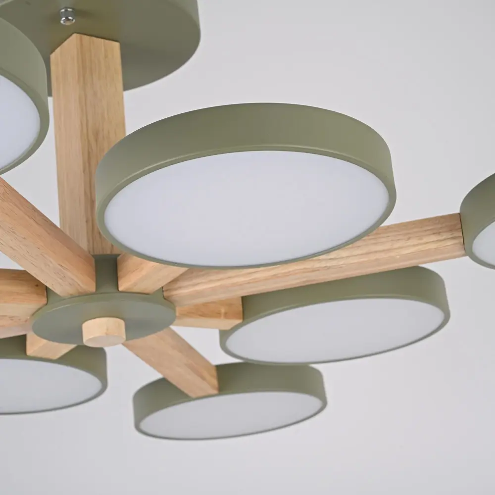 Фото 8 Люстра подвесная светодиодная Imperiumloft Turna khaki Impr_228861-26 45 м² белый свет цвет белый/хаки Фото 8 Люстра подвесная светодиодная Imperiumloft Turna khaki Impr_228861-26 45 м² белый свет цвет белый/хаки