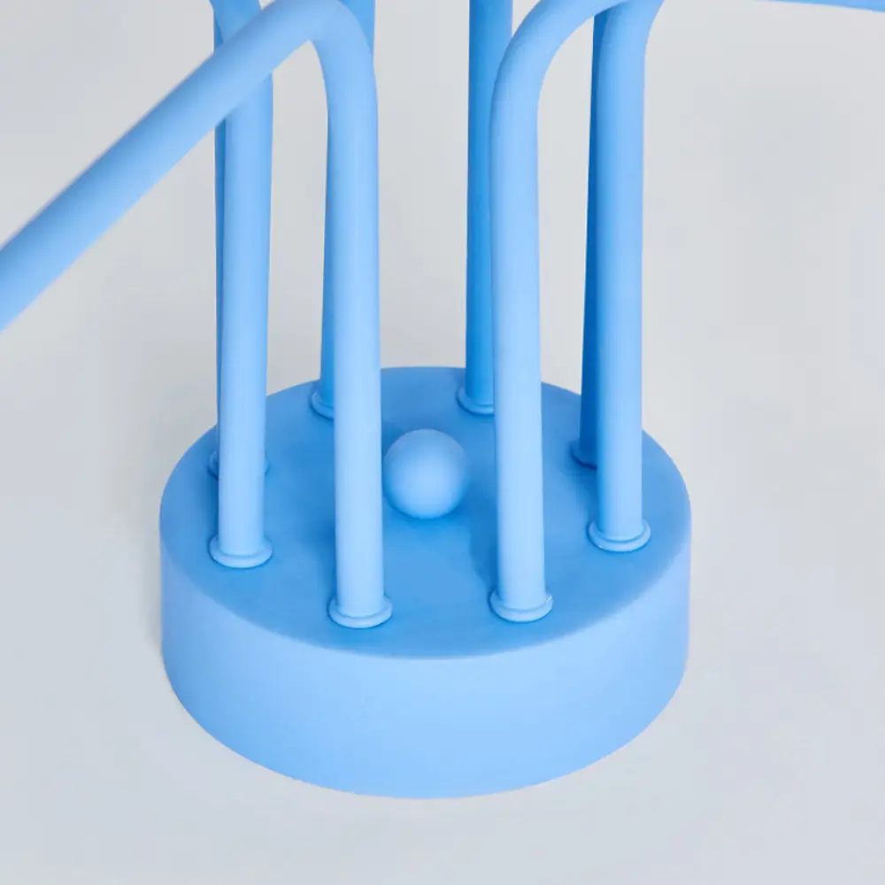 Фото 3 Люстра потолочная Imperiumloft Scheme Impr_102021-26 8 ламп 24 м² цвет синий