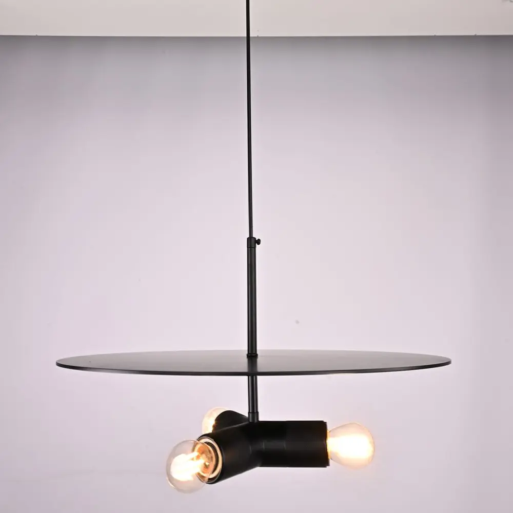 Фото 5 Люстра подвесная Imperiumloft Rh utilitaire disk triple pendant Impr_123645-22 3 ламп 9 м² цвет черный, бронзовый Фото 5 Люстра подвесная Imperiumloft Rh utilitaire disk triple pendant Impr_123645-22 3 ламп 9 м² цвет черный, бронзовый