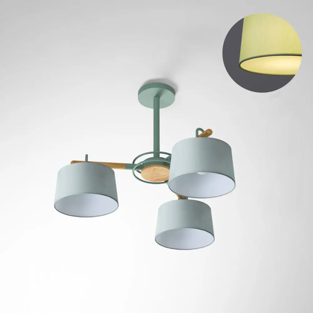 Фото Люстра потолочная Imperiumloft Even Impr_178365-26 3 ламп 10 м² цвет черный, оливковый Фото Люстра потолочная Imperiumloft Even Impr_178365-26 3 ламп 10 м² цвет черный, оливковый