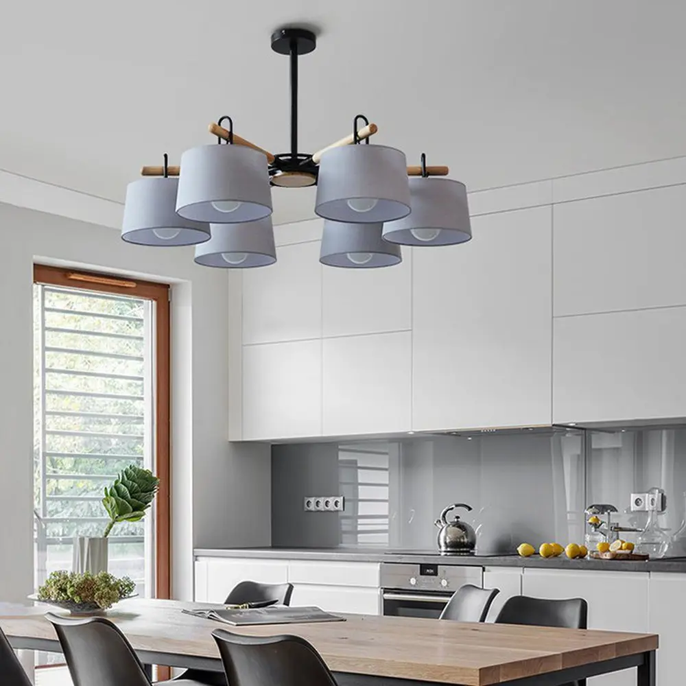 Фото 6 Люстра потолочная Imperiumloft Even Impr_178369-26 6 ламп 15 м² цвет серый, черный