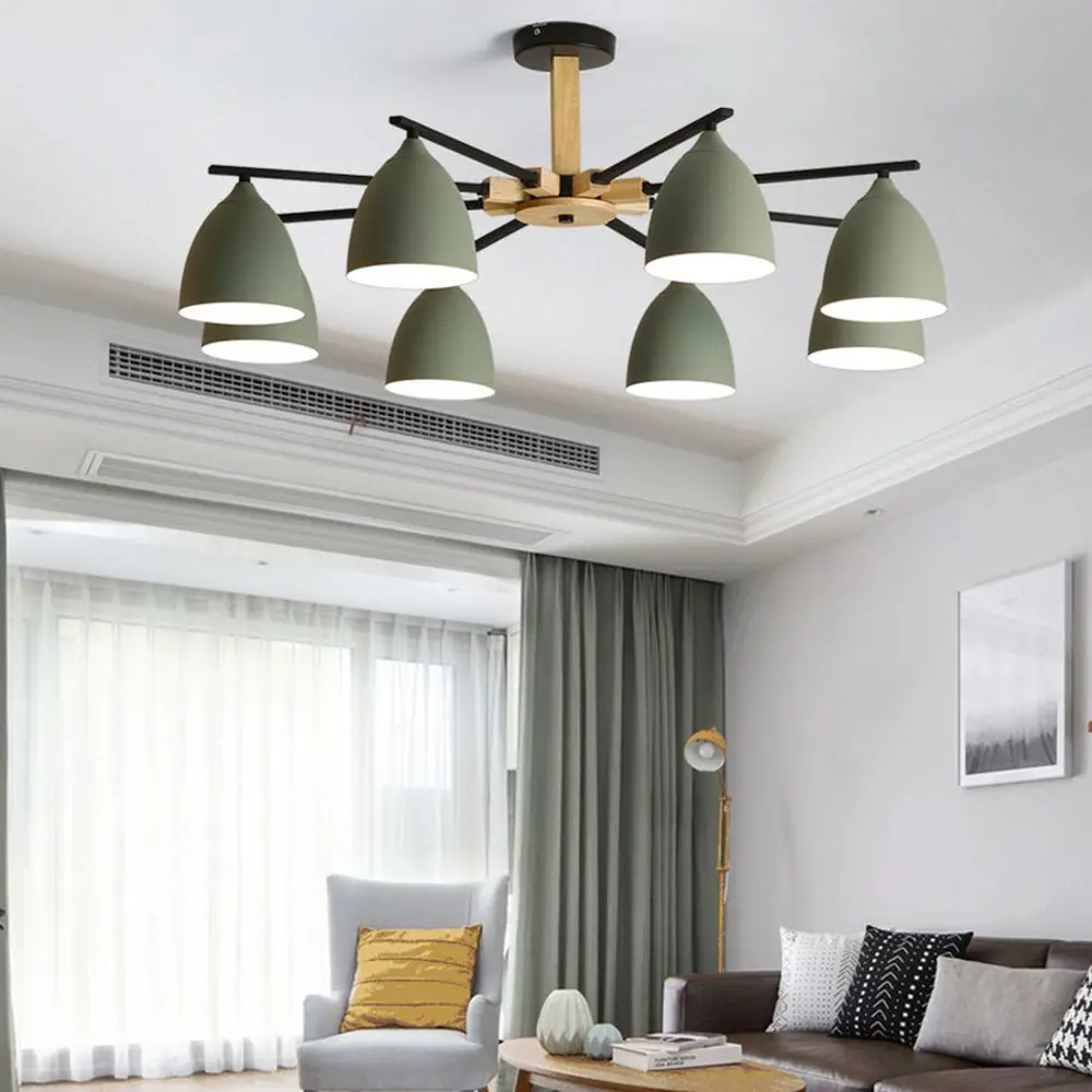 Фото 3 Люстра потолочная Imperiumloft Noa 8 Impr_183468-26 8 ламп 25 м² цвет мятный Фото 3 Люстра потолочная Imperiumloft Noa 8 Impr_183468-26 8 ламп 25 м² цвет мятный