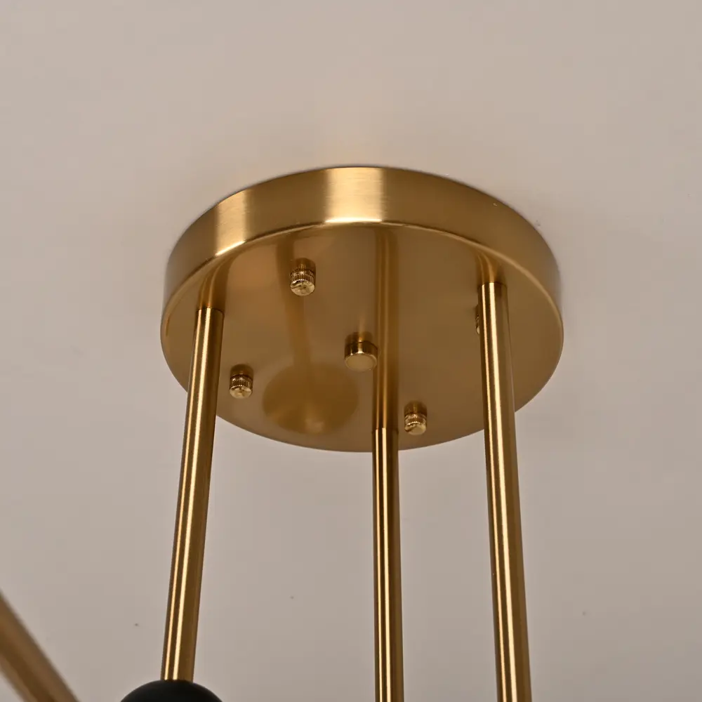 Фото 14 Люстра потолочная Imperiumloft Jesi Impr_185383-26 6 ламп 18 м² цвет белый/золотой Фото 14 Люстра потолочная Imperiumloft Jesi Impr_185383-26 6 ламп 18 м² цвет белый/золотой