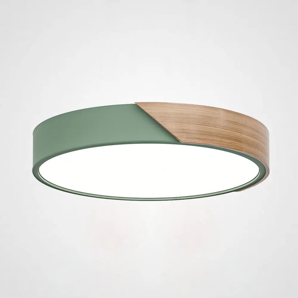 Фото Светильник потолочный светодиодный Imperiumloft Clip Impr_193040-26 9 м² белый свет цвет белый/зеленый Фото Светильник потолочный светодиодный Imperiumloft Clip Impr_193040-26 9 м² белый свет цвет белый/зеленый