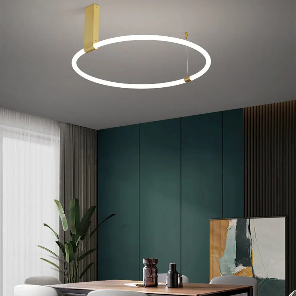 Фото 7 Светильник потолочный светодиодный Imperiumloft Ringmor01 Impr_207983-23 51 м² нейтральный белый свет цвет белый/латунь Фото 7 Светильник потолочный светодиодный Imperiumloft Ringmor01 Impr_207983-23 51 м² нейтральный белый свет цвет белый/латунь