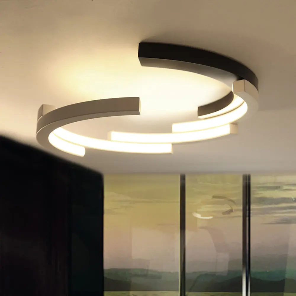 Фото 6 Светильник потолочный светодиодный Imperiumloft Vima Impr_208324-26 23 м² белый свет цвет белый/черный