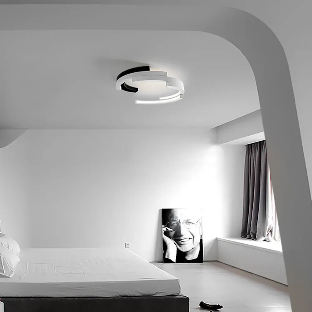 Фото 14 Светильник потолочный светодиодный Imperiumloft Vima Impr_208324-26 23 м² белый свет цвет белый/черный