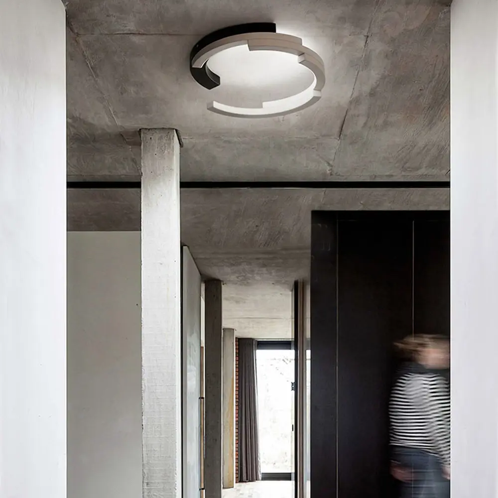 Фото 11 Светильник потолочный светодиодный Imperiumloft Vima Impr_208324-26 23 м² белый свет цвет белый/черный