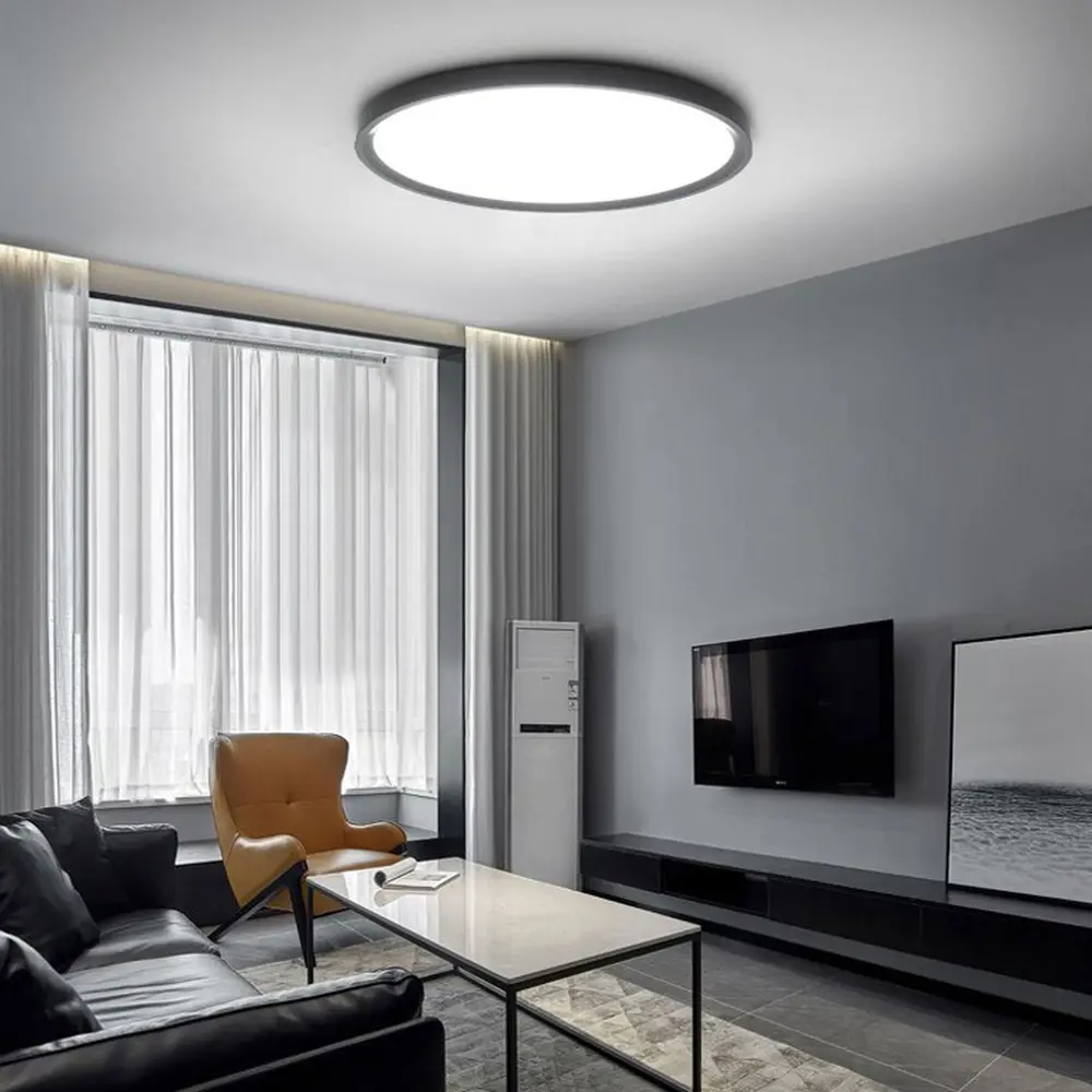 Фото 19 Светильник потолочный светодиодный Imperiumloft Extraslim Impr_212746-26 31 м² белый свет цвет черный Фото 19 Светильник потолочный светодиодный Imperiumloft Extraslim Impr_212746-26 31 м² белый свет цвет черный