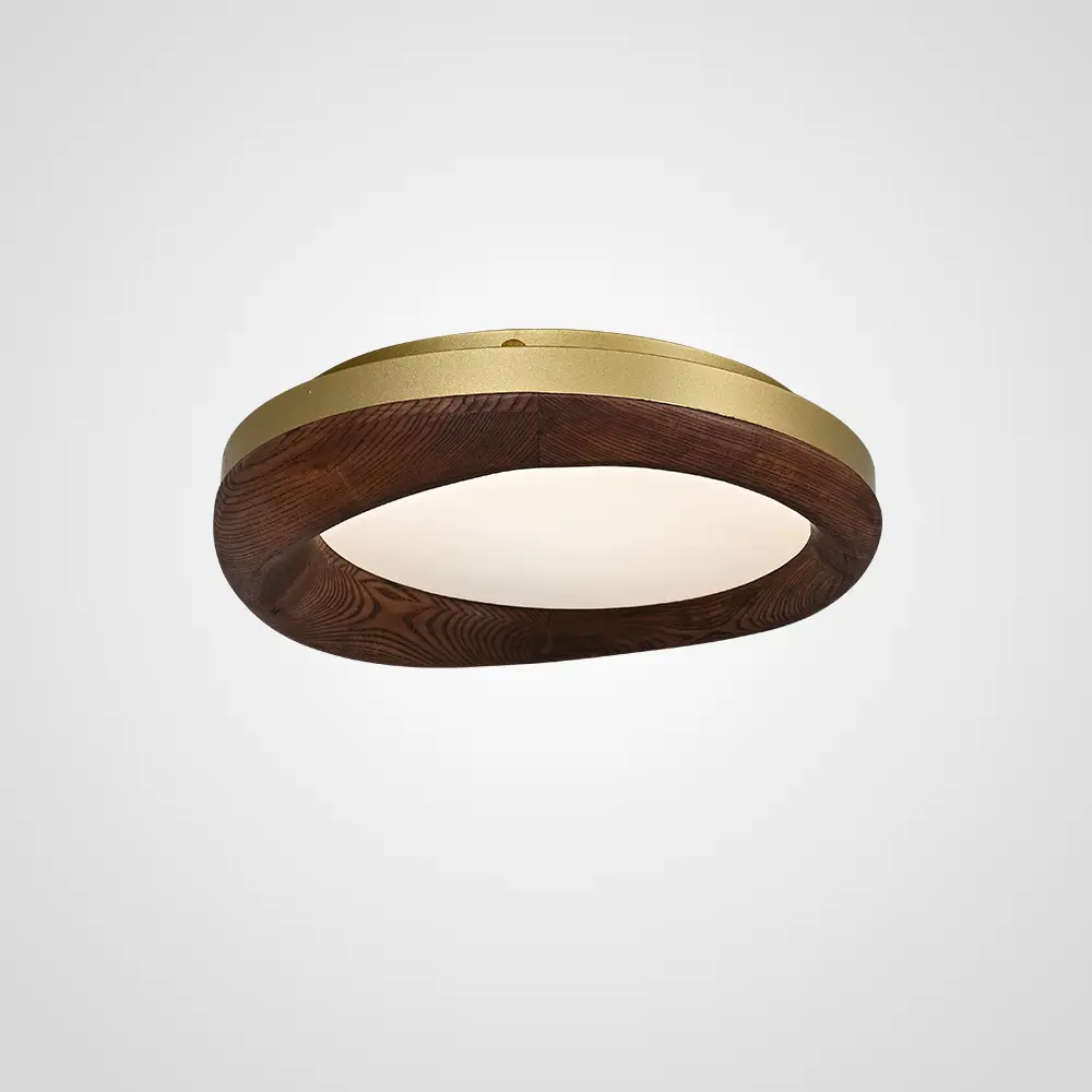 Фото Светильник потолочный светодиодный Imperiumloft Runis Impr_219474-26 15 м² нейтральный белый свет цвет белый/коричневый/золотой Фото Светильник потолочный светодиодный Imperiumloft Runis Impr_219474-26 15 м² нейтральный белый свет цвет белый/коричневый/золотой