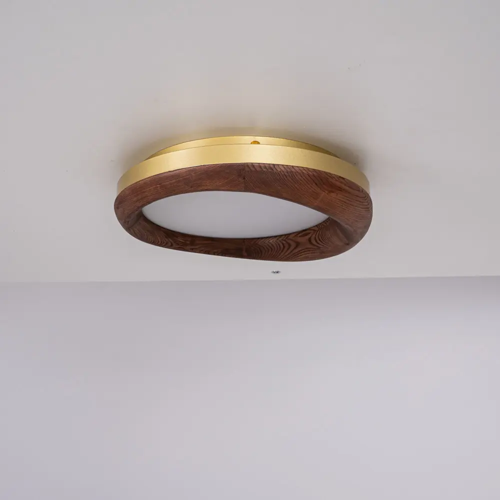 Фото 6 Светильник потолочный светодиодный Imperiumloft Runis Impr_219474-26 15 м² нейтральный белый свет цвет белый/коричневый/золотой Фото 6 Светильник потолочный светодиодный Imperiumloft Runis Impr_219474-26 15 м² нейтральный белый свет цвет белый/коричневый/золотой