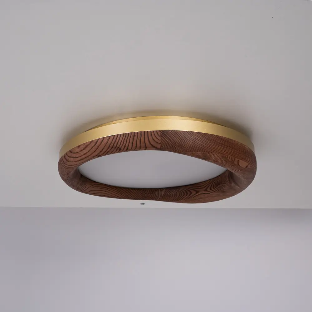 Фото 12 Светильник потолочный светодиодный Imperiumloft Runis Impr_219475-26 24 м² нейтральный белый свет цвет белый/коричневый/золотой Фото 12 Светильник потолочный светодиодный Imperiumloft Runis Impr_219475-26 24 м² нейтральный белый свет цвет белый/коричневый/золотой