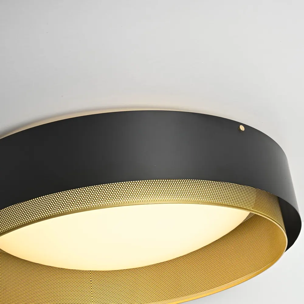 Фото 7 Светильник потолочный светодиодный Imperiumloft Casing Impr_140595-26 36 м² белый свет цвет черный/золотой Фото 7 Светильник потолочный светодиодный Imperiumloft Casing Impr_140595-26 36 м² белый свет цвет черный/золотой