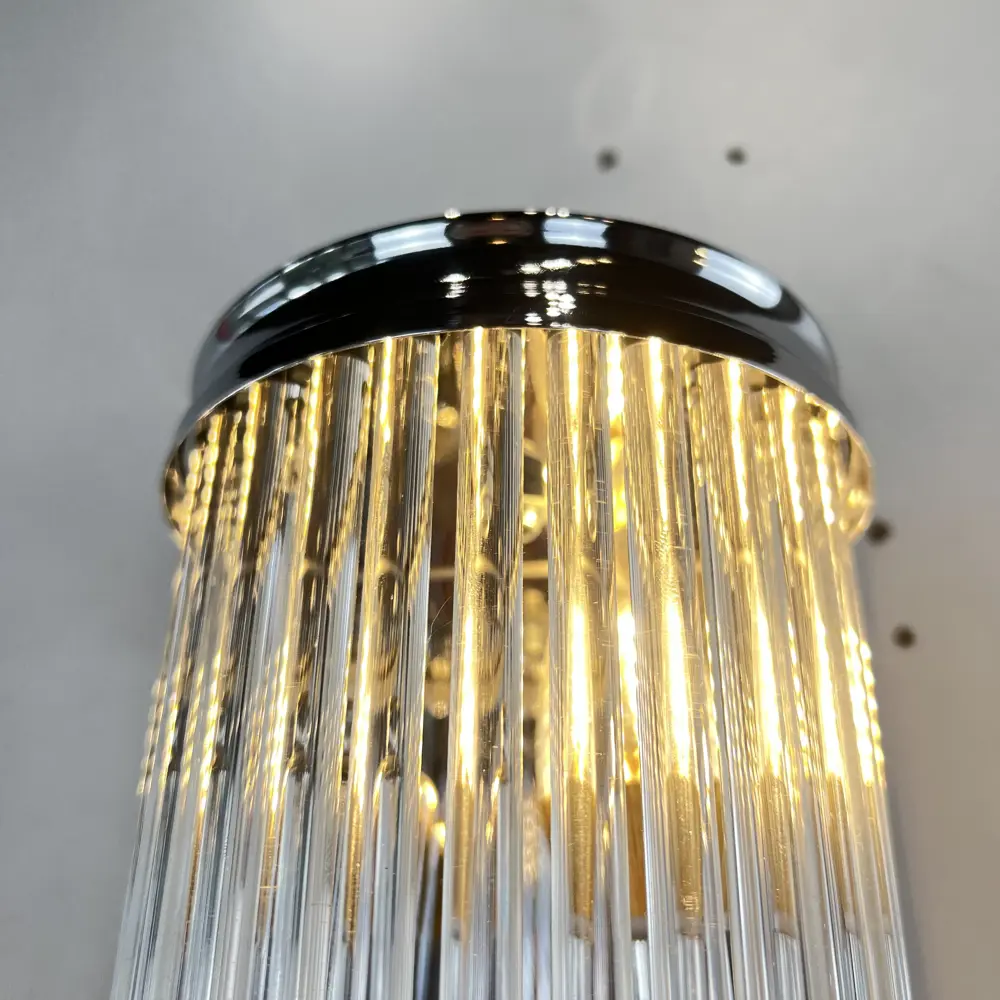 Фото 8 Настенный светильник Imperiumloft Eichholtz wall lamp glorious m Impr_84963-22 цвет хром/прозрачный