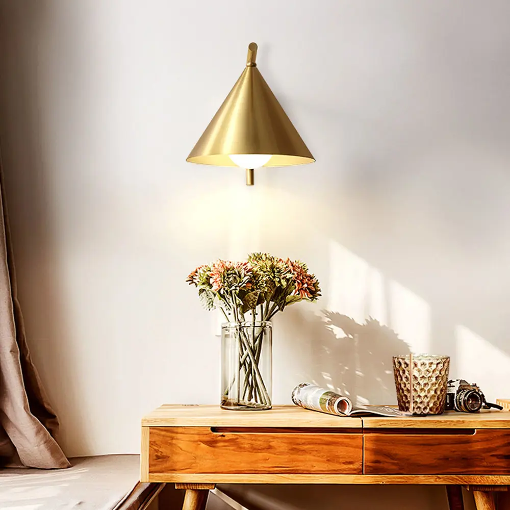 Фото 6 Настенный светильник Imperiumloft Flos captain flint cone wall light Impr_143936-22 цвет латунь Фото 6 Настенный светильник Imperiumloft Flos captain flint cone wall light Impr_143936-22 цвет латунь