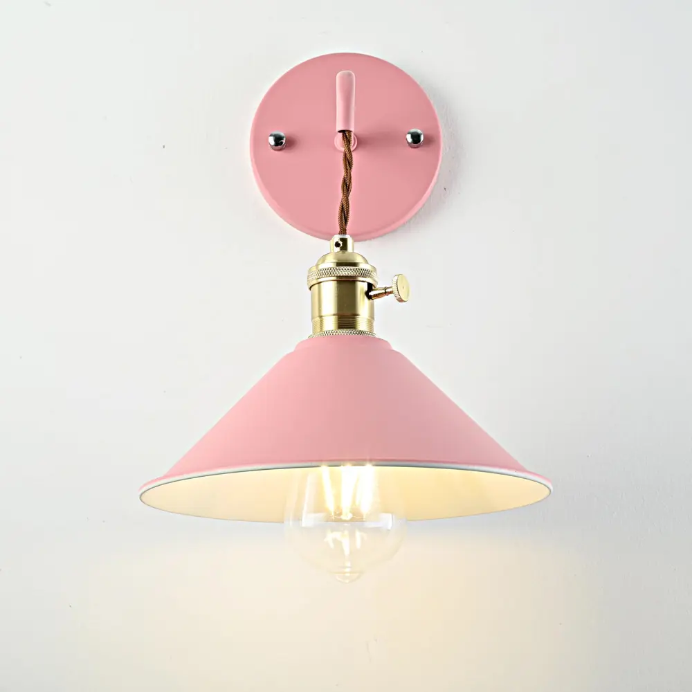 Фото 10 Настенный светильник Imperiumloft С подвесным плафоном braid wall pink 181878-26 Impr_181878-26 цвет розовый