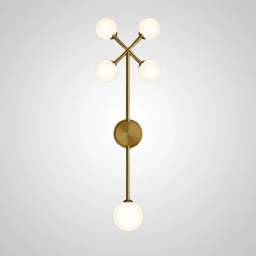 Фото Настенный светильник Imperiumloft Cattis gold Impr_209171-26 цвет белый/золотой