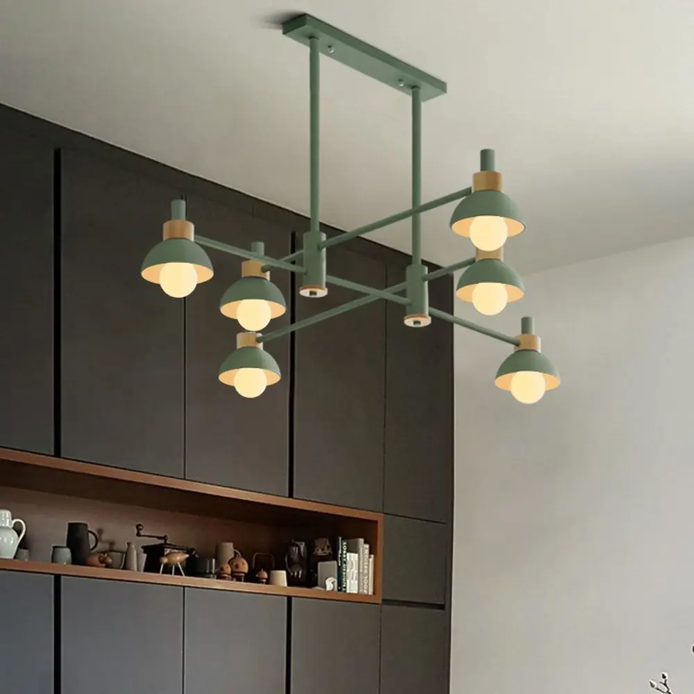 Фото 3 Светильник подвесной Imperiumloft Fanta long Impr_204547-26 6 ламп 18 м² цвет зеленый