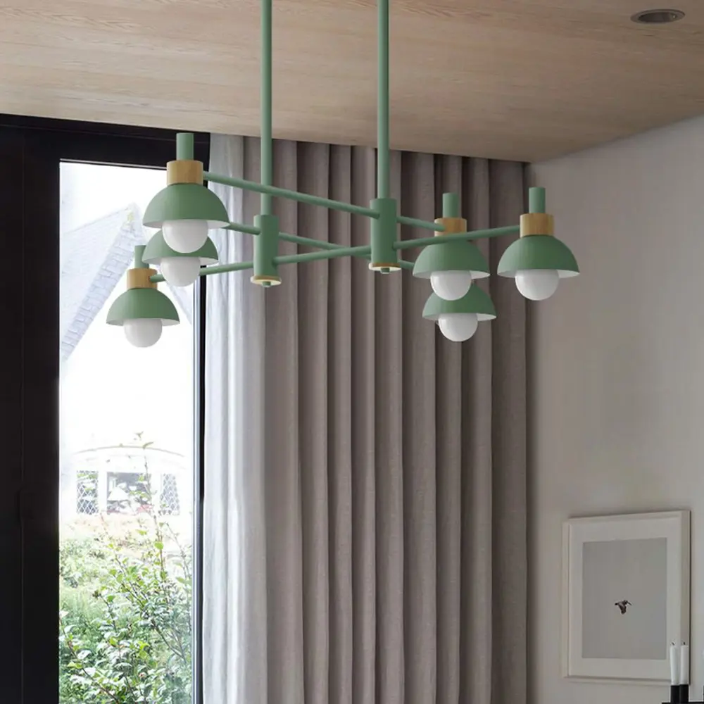 Фото 2 Светильник подвесной Imperiumloft Fanta long Impr_101570-26 6 ламп 18 м² цвет желтый