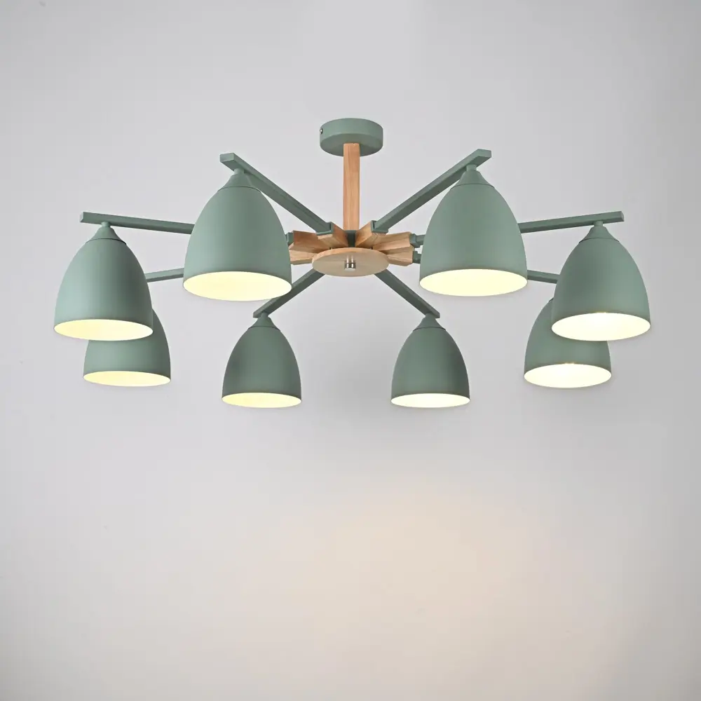 Фото 7 Люстра потолочная Imperiumloft Noa 8 183468-26 8 ламп 25 м² цвет мятный Фото 7 Люстра потолочная Imperiumloft Noa 8 183468-26 8 ламп 25 м² цвет мятный