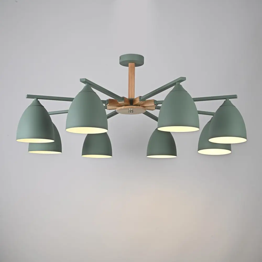 Фото 5 Люстра потолочная Imperiumloft Noa 8 183468-26 8 ламп 25 м² цвет мятный Фото 5 Люстра потолочная Imperiumloft Noa 8 183468-26 8 ламп 25 м² цвет мятный