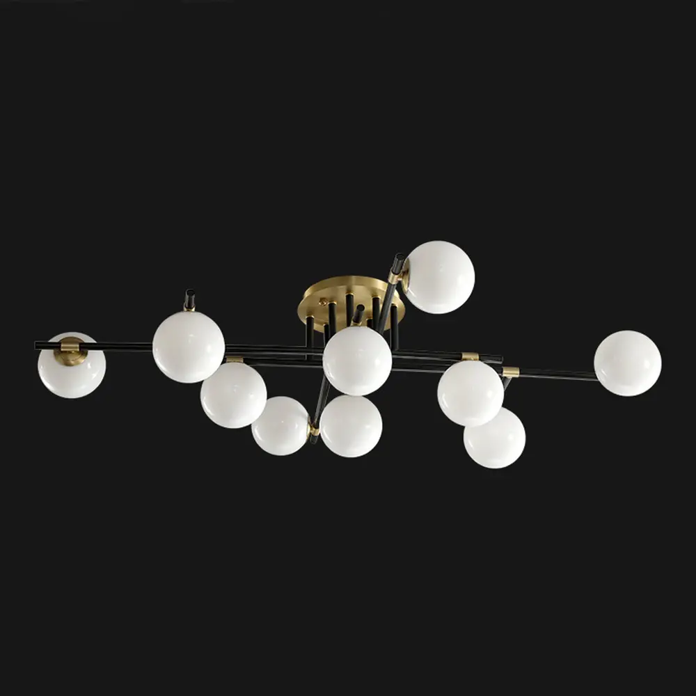 Фото 14 Люстра потолочная Imperiumloft Maryon 207942-23 10 ламп 200 м² цвет белый/черный/латунь Фото 14 Люстра потолочная Imperiumloft Maryon 207942-23 10 ламп 200 м² цвет белый/черный/латунь