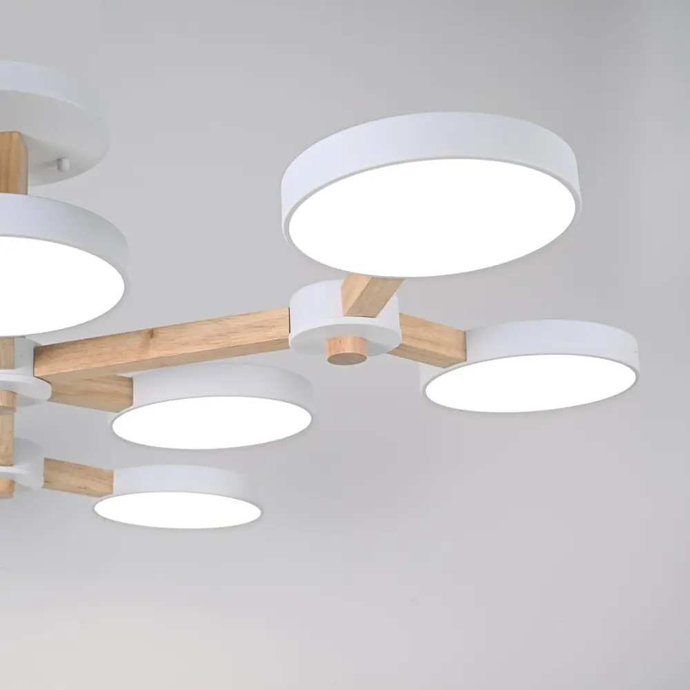 Фото 5 Люстра подвесная светодиодная Imperiumloft Turna 178304-26 45 м² белый свет цвет дерево, белый Фото 5 Люстра подвесная светодиодная Imperiumloft Turna 178304-26 45 м² белый свет цвет дерево, белый