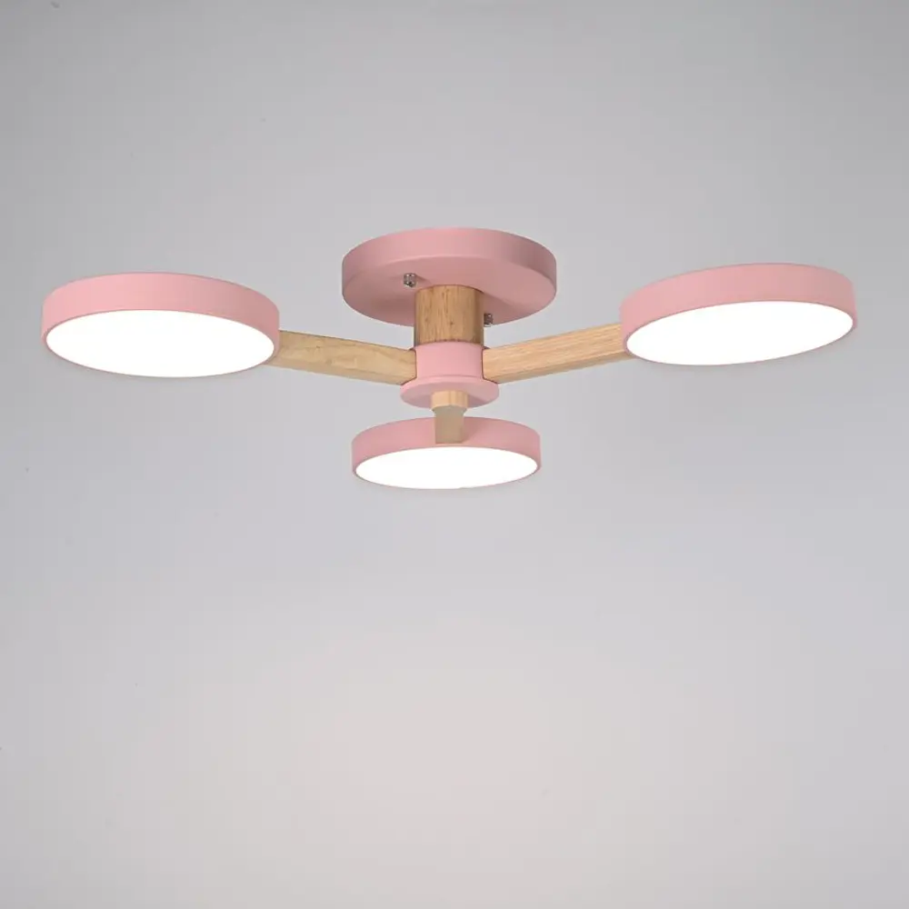 Фото 2 Люстра подвесная светодиодная Imperiumloft Turna pink 178333-26 15 м² белый свет цвет розовый Фото 2 Люстра подвесная светодиодная Imperiumloft Turna pink 178333-26 15 м² белый свет цвет розовый