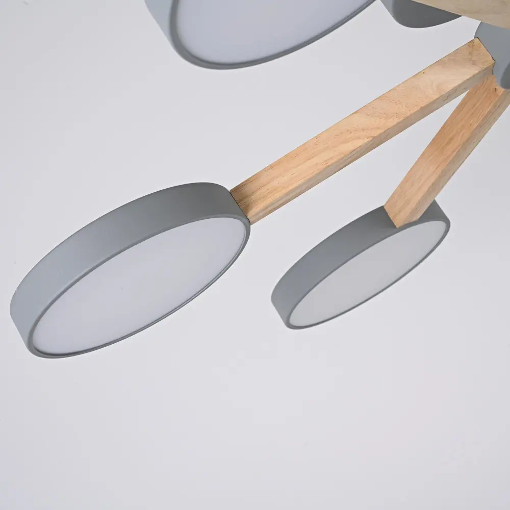 Фото 11 Люстра подвесная светодиодная Imperiumloft Turna gray 178337-26 22 м² белый свет цвет серый