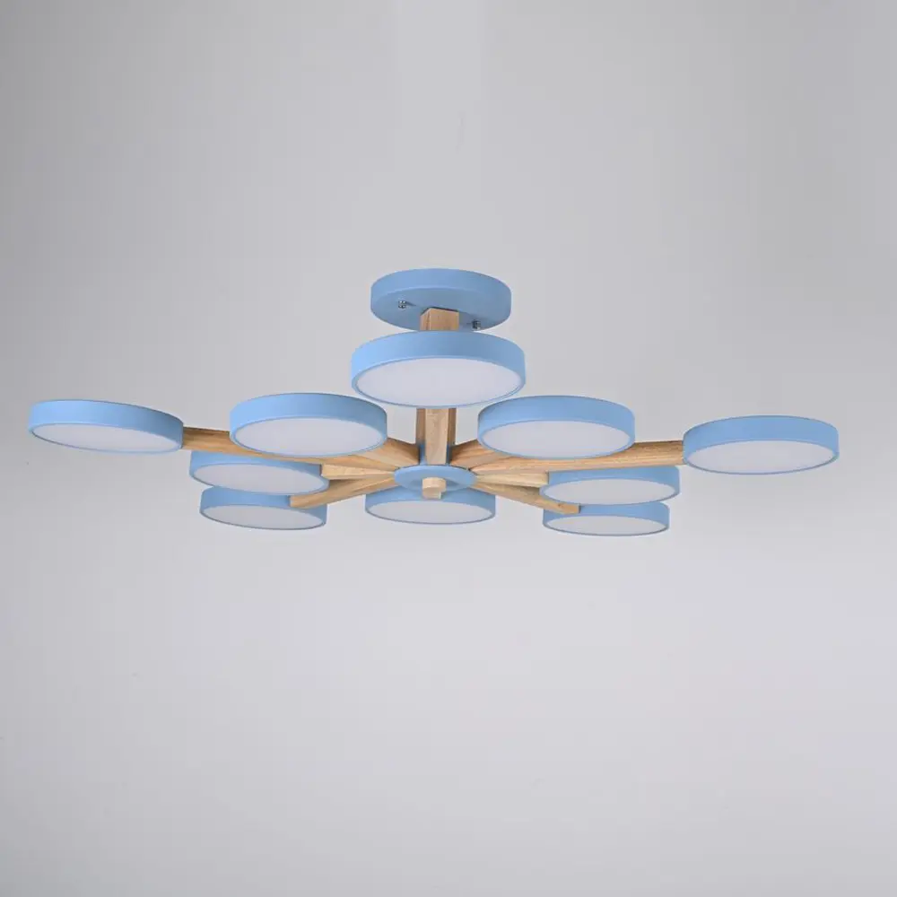 Фото 2 Люстра подвесная светодиодная Imperiumloft Turna blue 228854-26 35 м² белый свет цвет белый/голубой Фото 2 Люстра подвесная светодиодная Imperiumloft Turna blue 228854-26 35 м² белый свет цвет белый/голубой