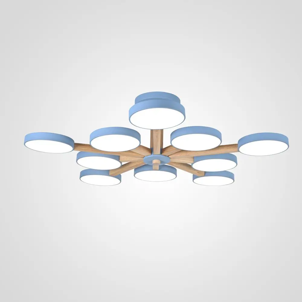 Фото Люстра подвесная светодиодная Imperiumloft Turna blue 228854-26 35 м² белый свет цвет белый/голубой Фото Люстра подвесная светодиодная Imperiumloft Turna blue 228854-26 35 м² белый свет цвет белый/голубой