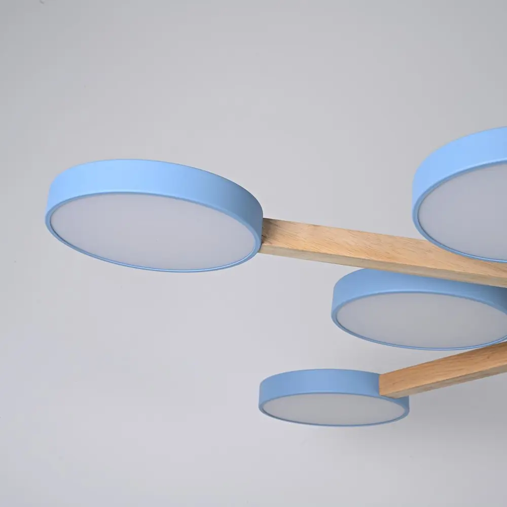 Фото 4 Люстра подвесная светодиодная Imperiumloft Turna blue 228855-26 40 м² белый свет цвет белый/голубой Фото 4 Люстра подвесная светодиодная Imperiumloft Turna blue 228855-26 40 м² белый свет цвет белый/голубой