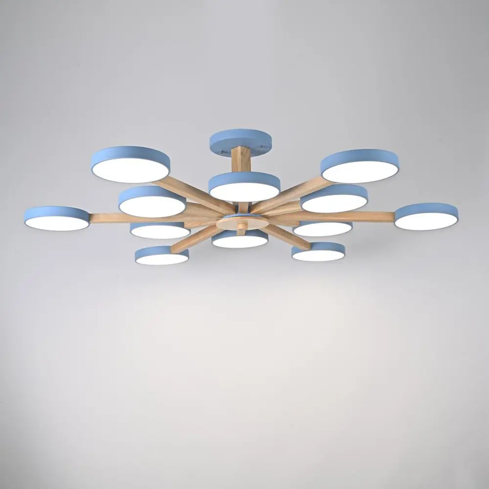 Фото 2 Люстра подвесная светодиодная Imperiumloft Turna blue 228855-26 40 м² белый свет цвет белый/голубой Фото 2 Люстра подвесная светодиодная Imperiumloft Turna blue 228855-26 40 м² белый свет цвет белый/голубой